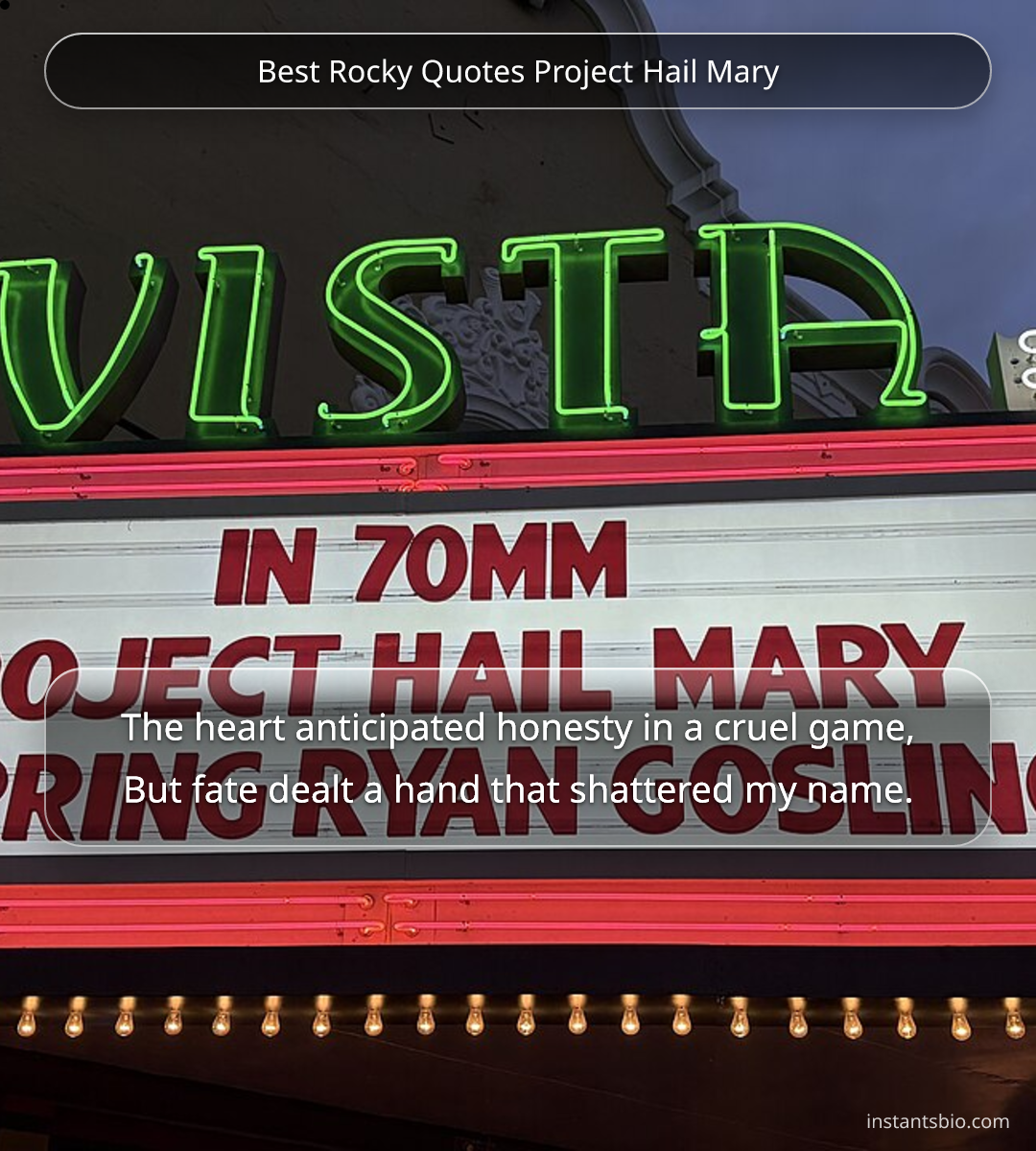 Best Rocky Quotes Project Hail Mary