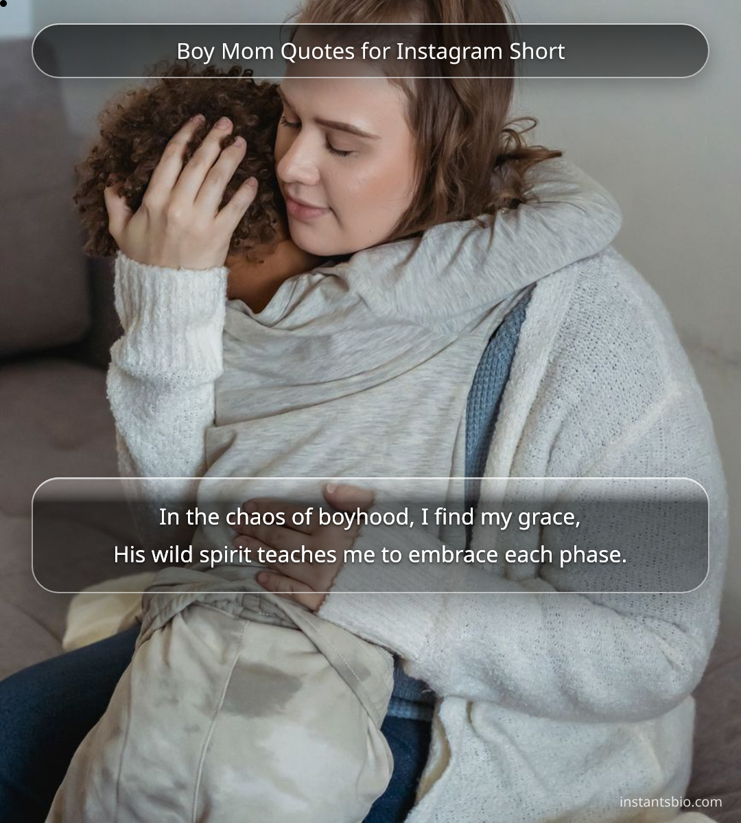 Boy Mom Quotes for Instagram Short