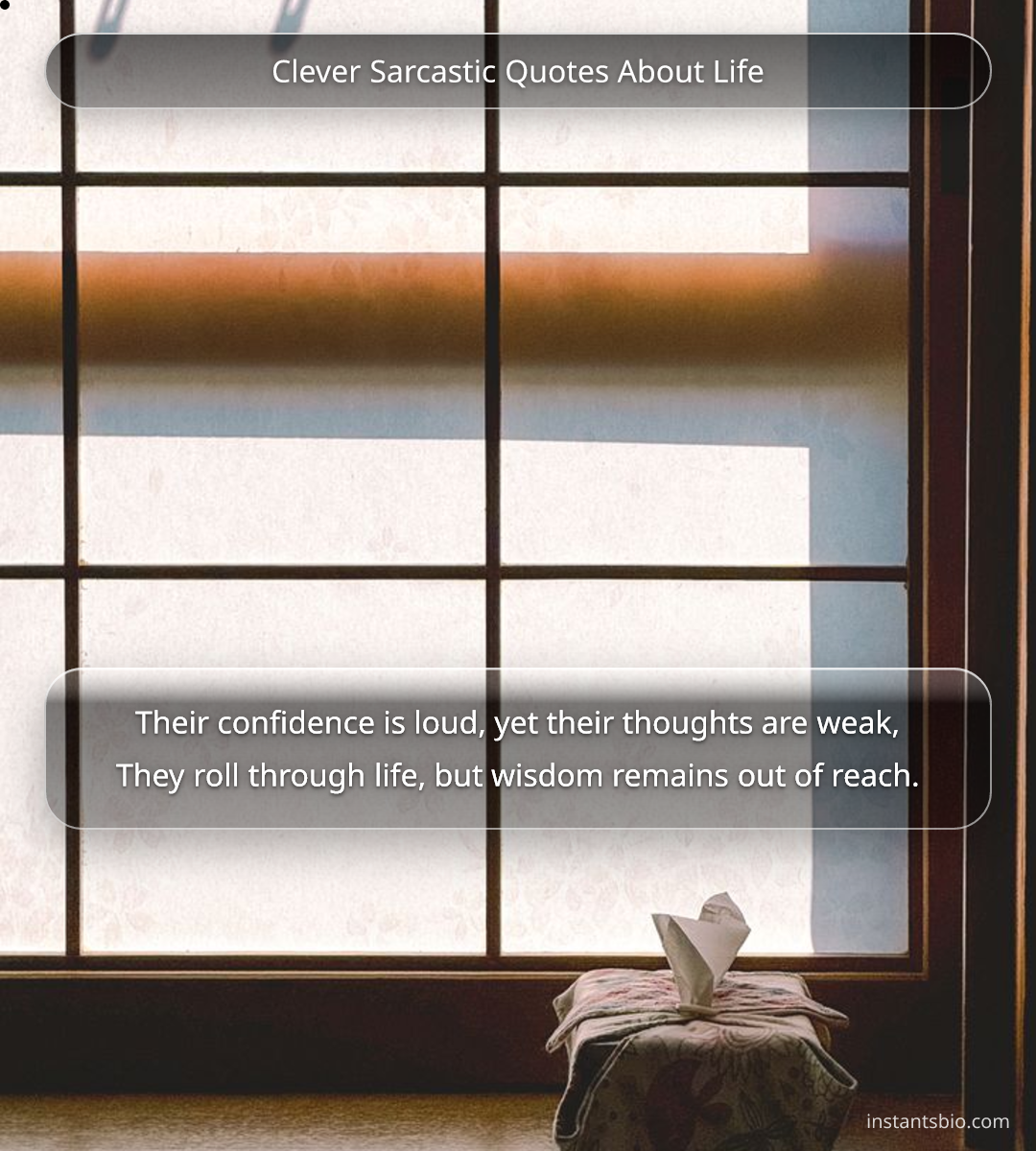 Clever Sarcastic Quotes About Life