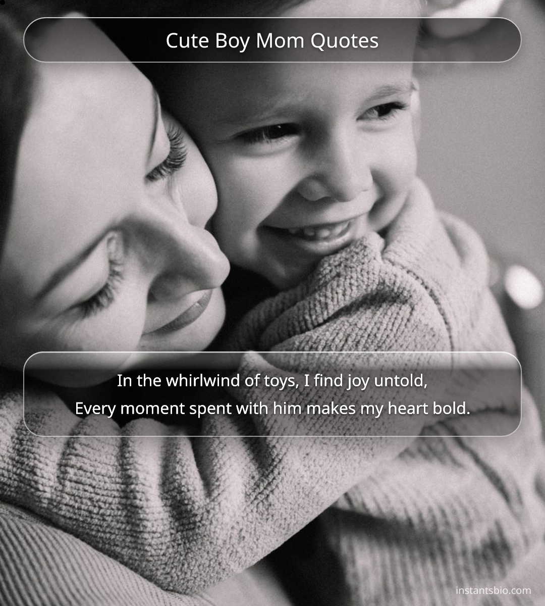 Cute Boy Mom Quotes