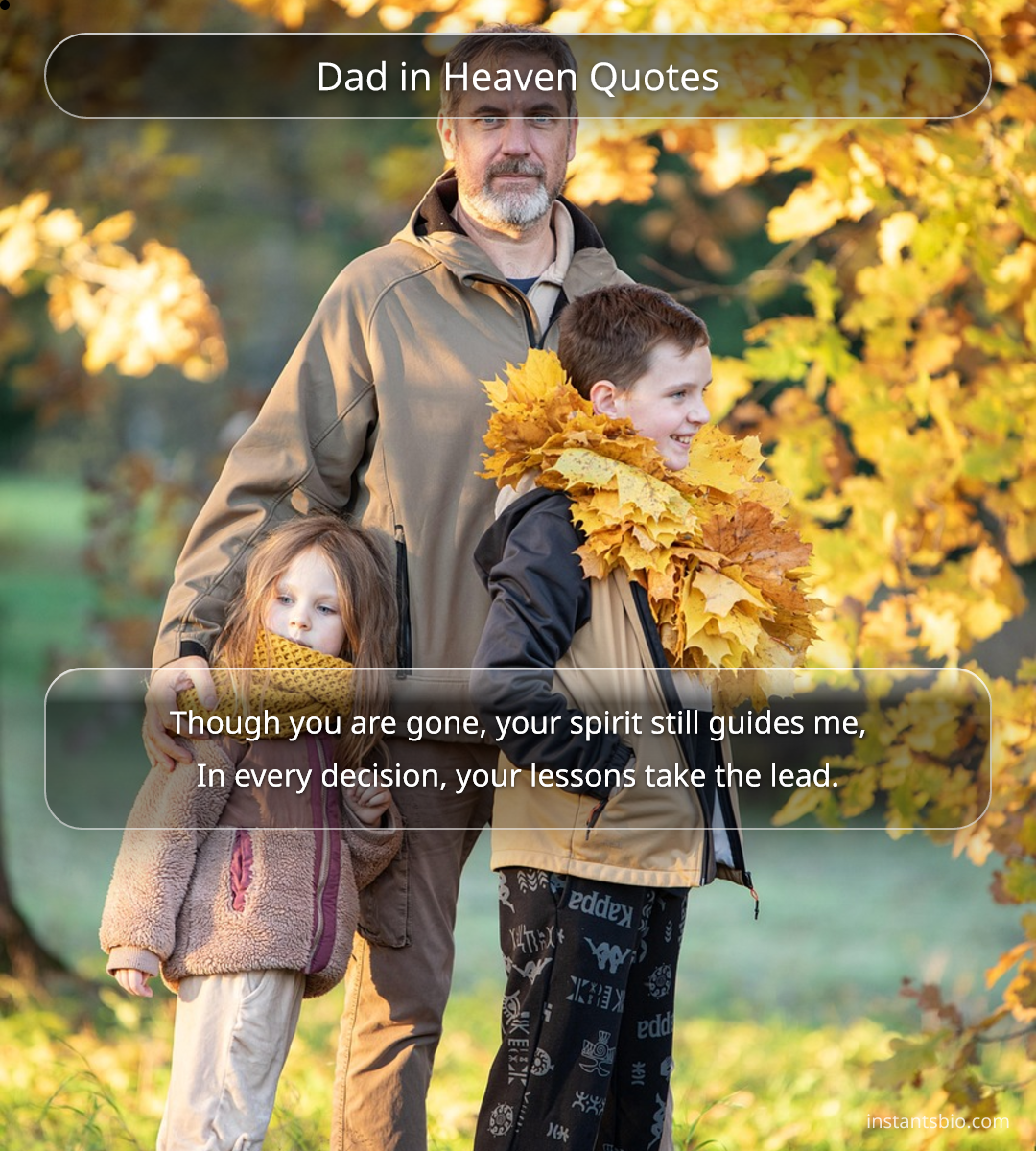Dad in Heaven Quotes - dad quotes