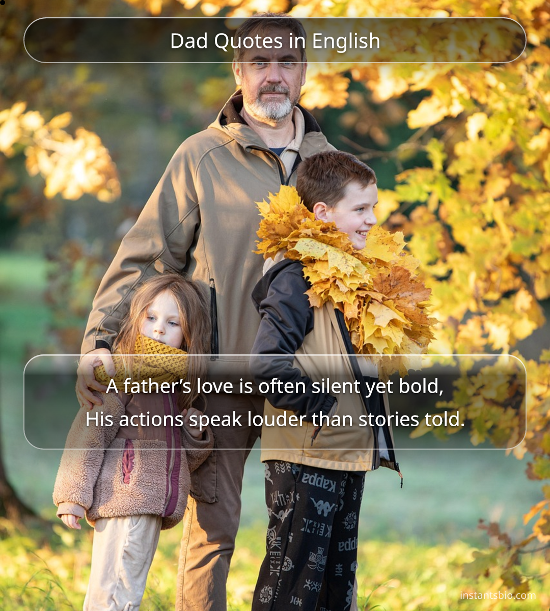 Dad Quotes in English