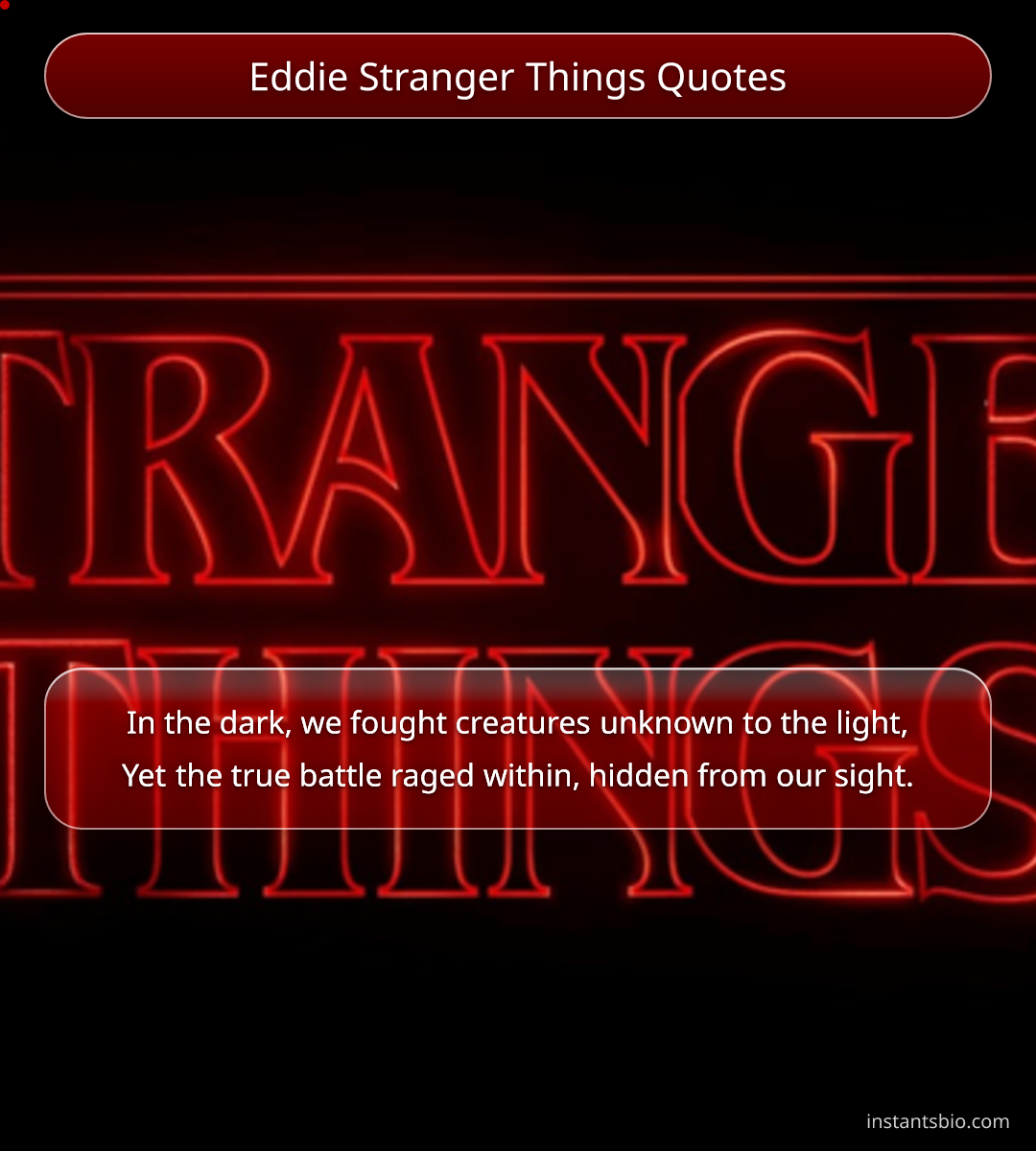 Eddie Stranger Things Quotes