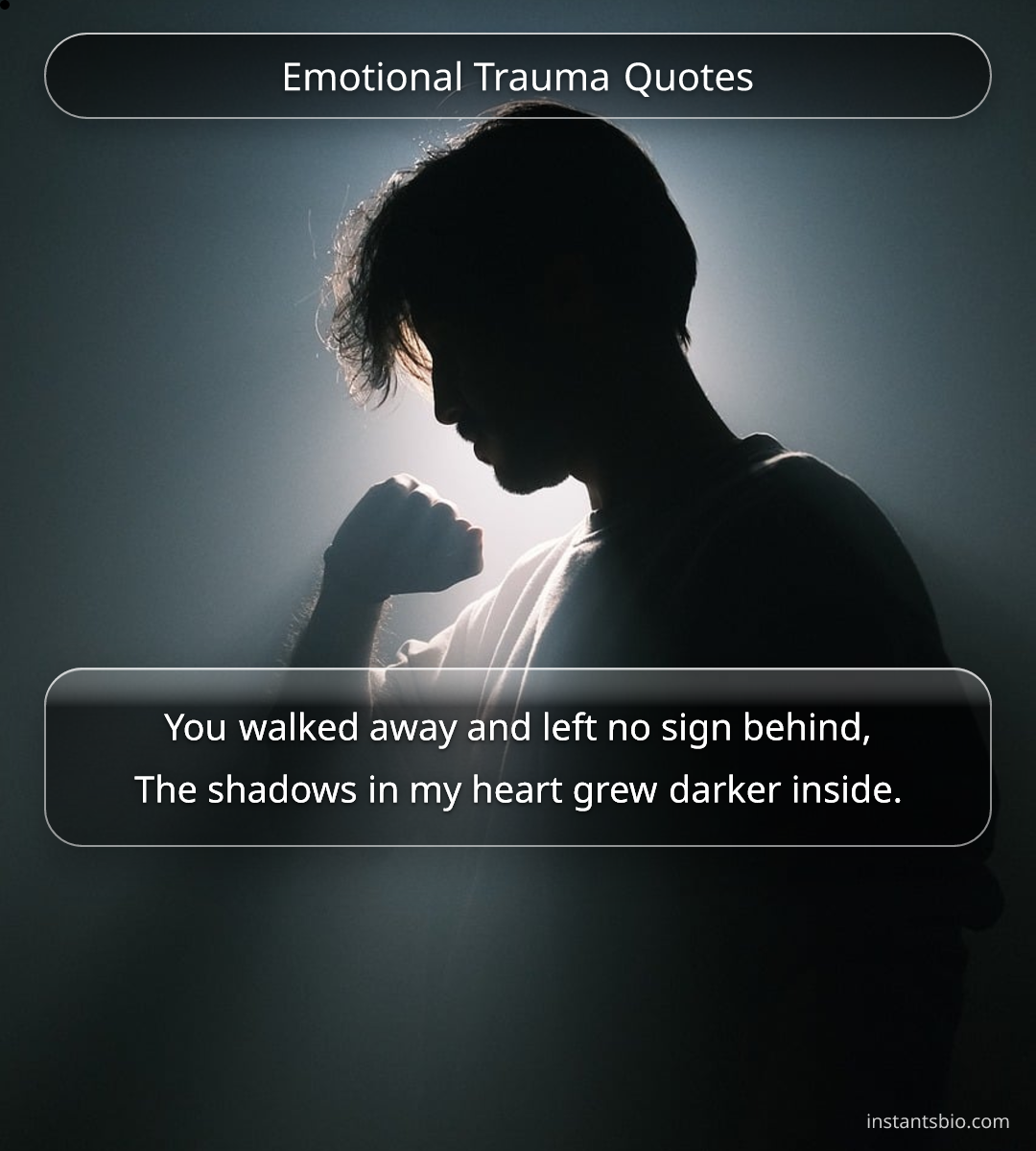 Emotional Trauma Quotes
