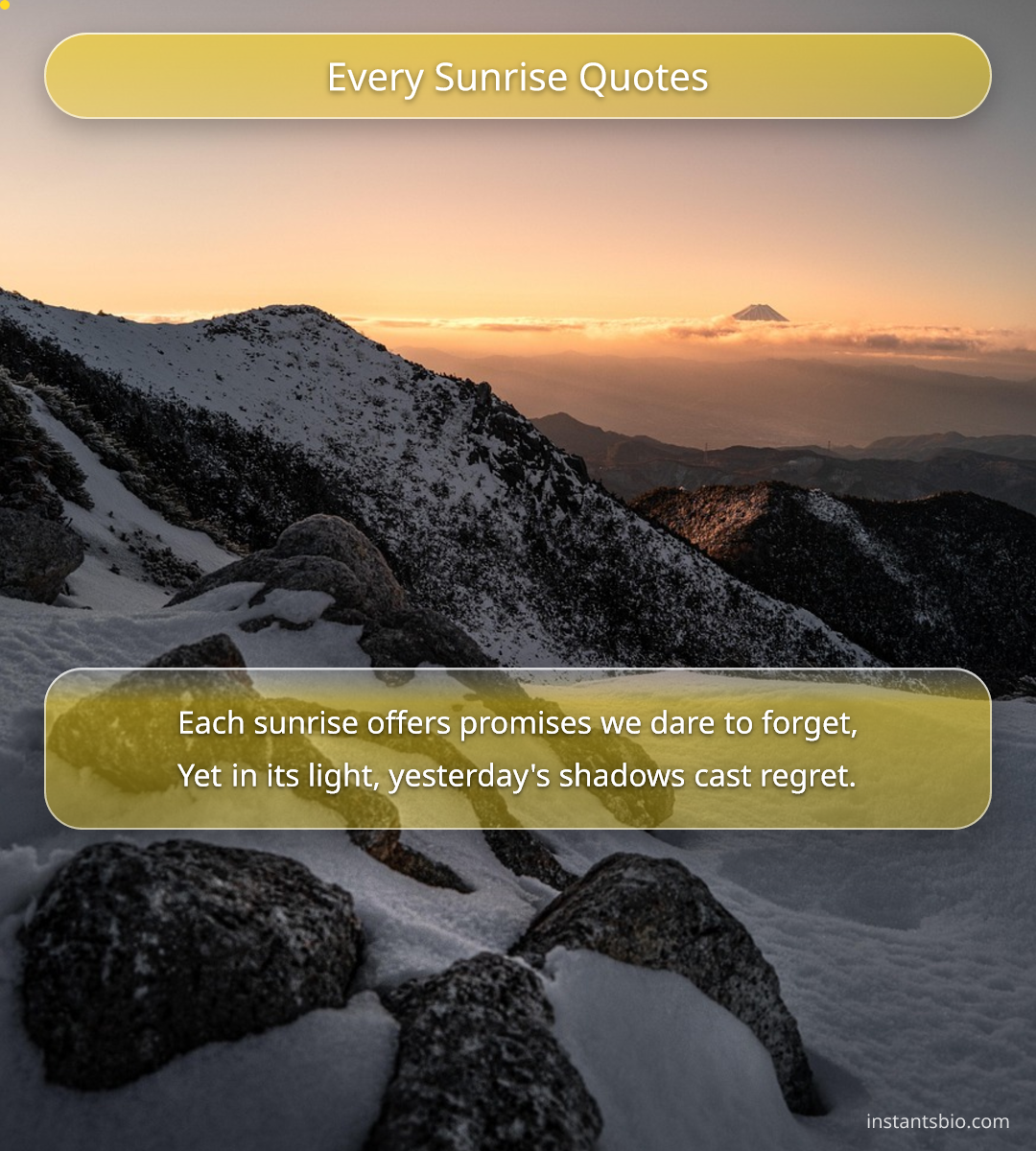 Every Sunrise Quotes