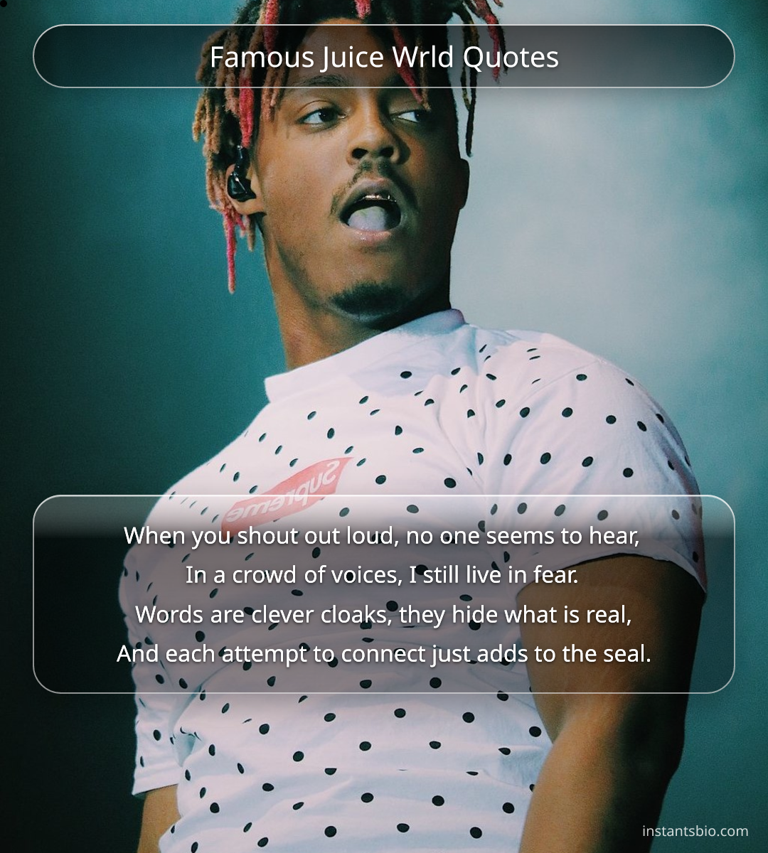 Famous Juice Wrld Quotes