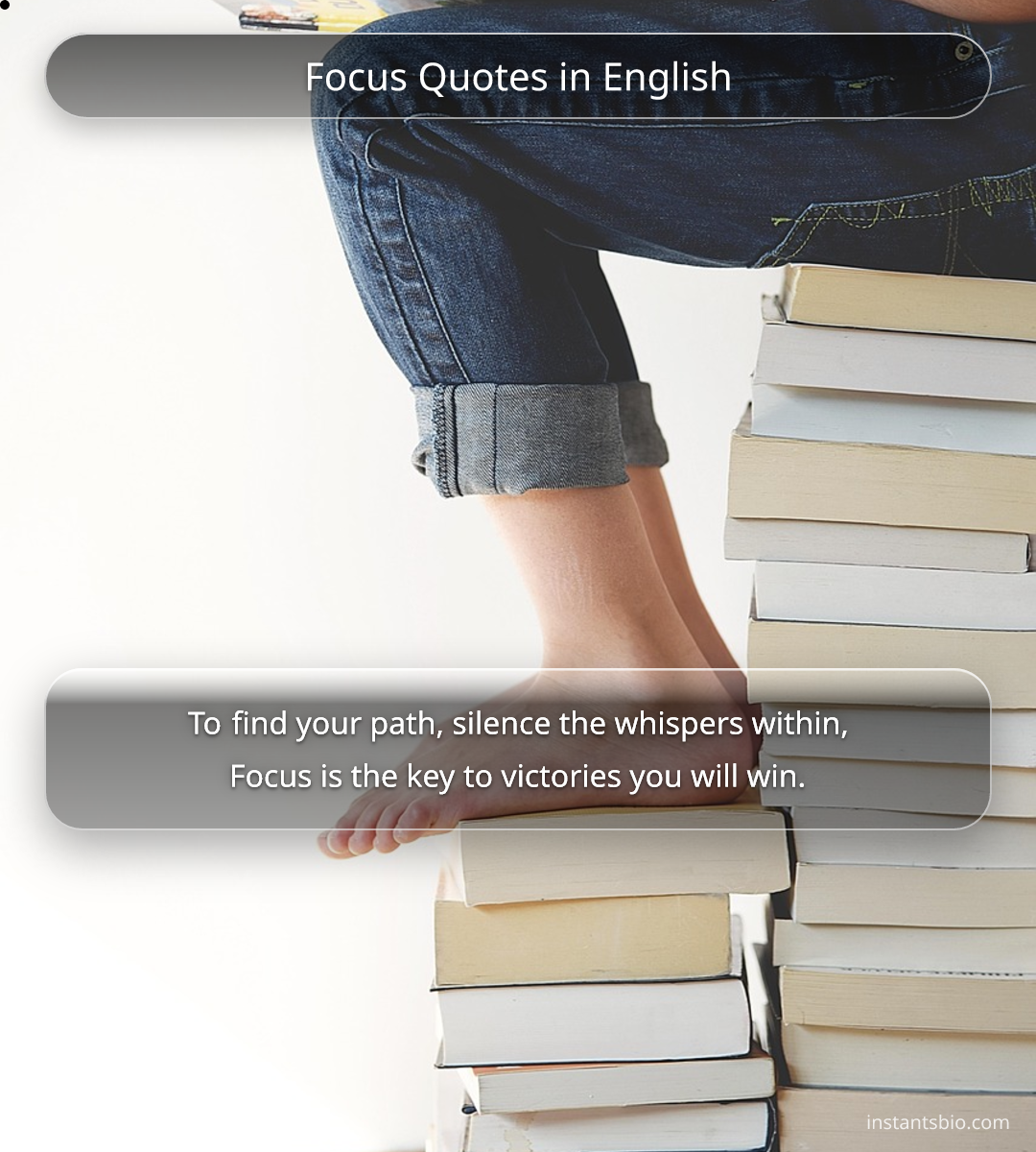 Focus Quotes in English