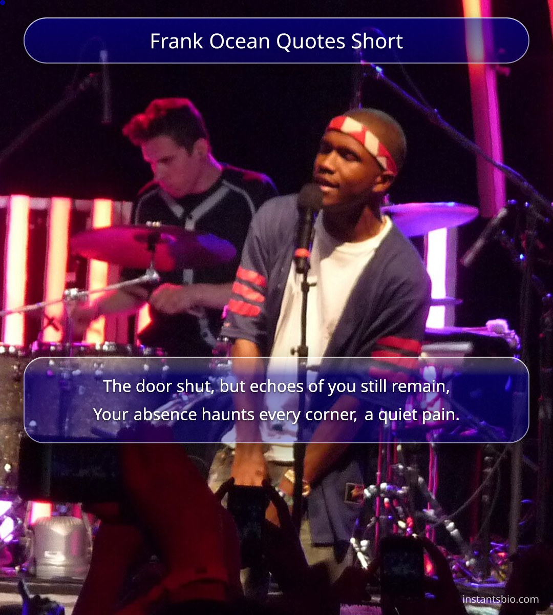 Frank Ocean Quotes Short