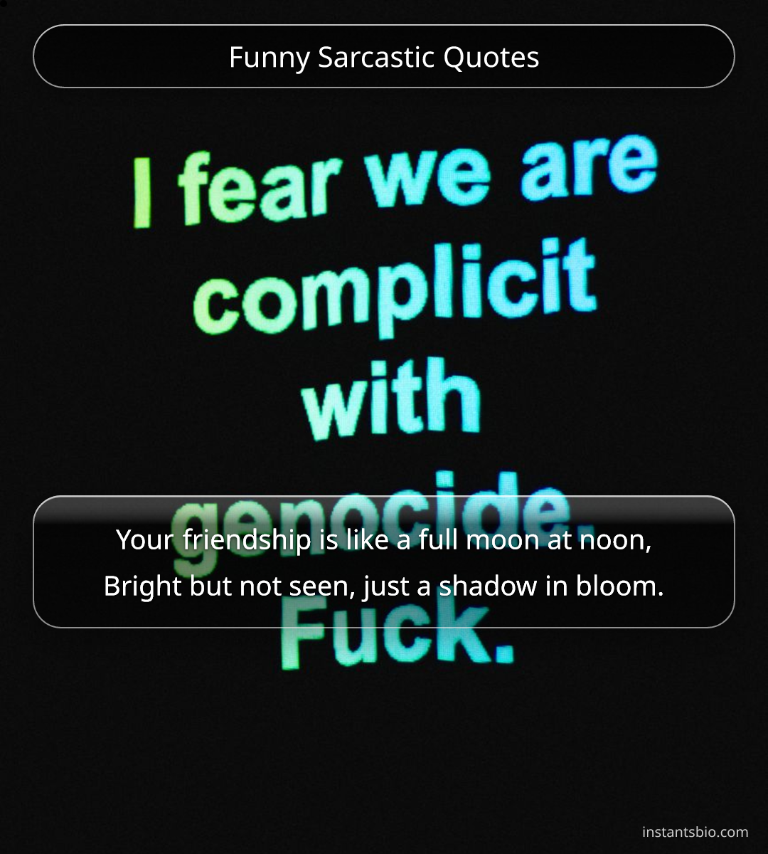 Funny Sarcastic Quotes