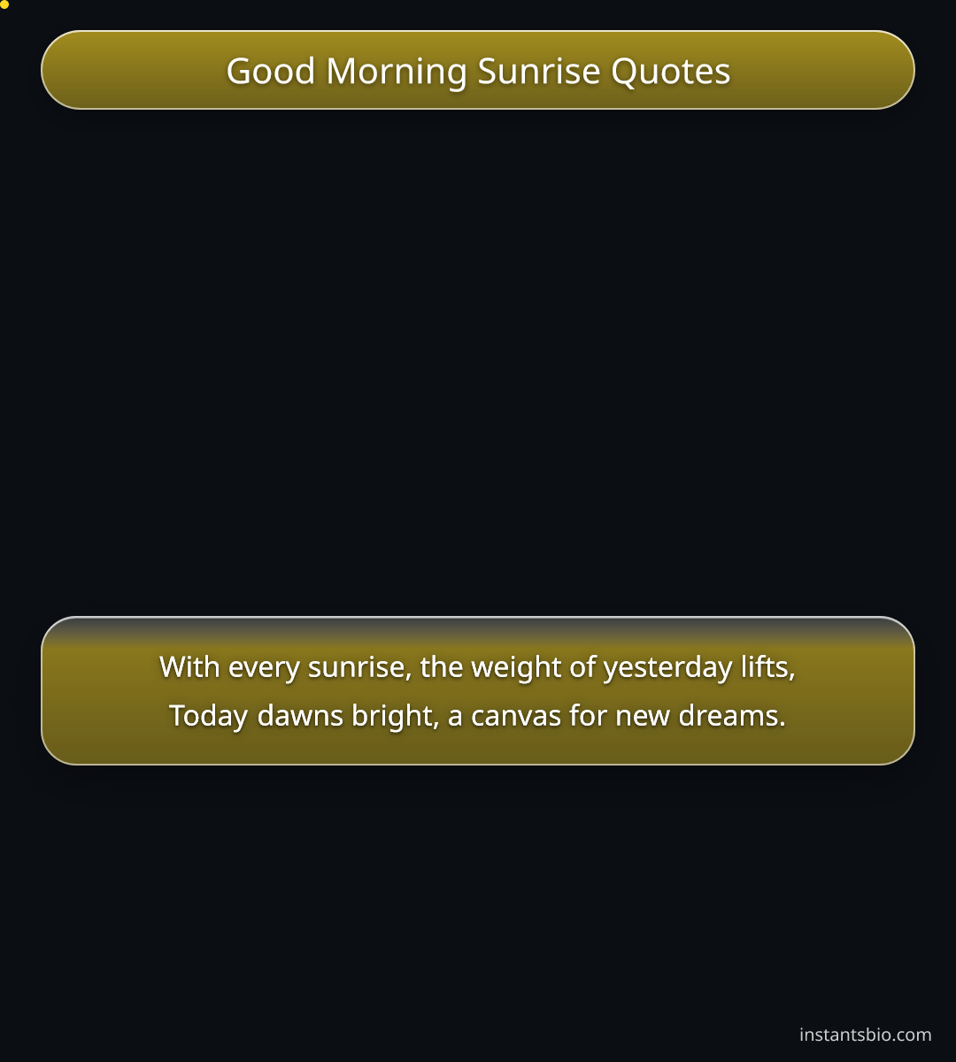 Good Morning Sunrise Quotes