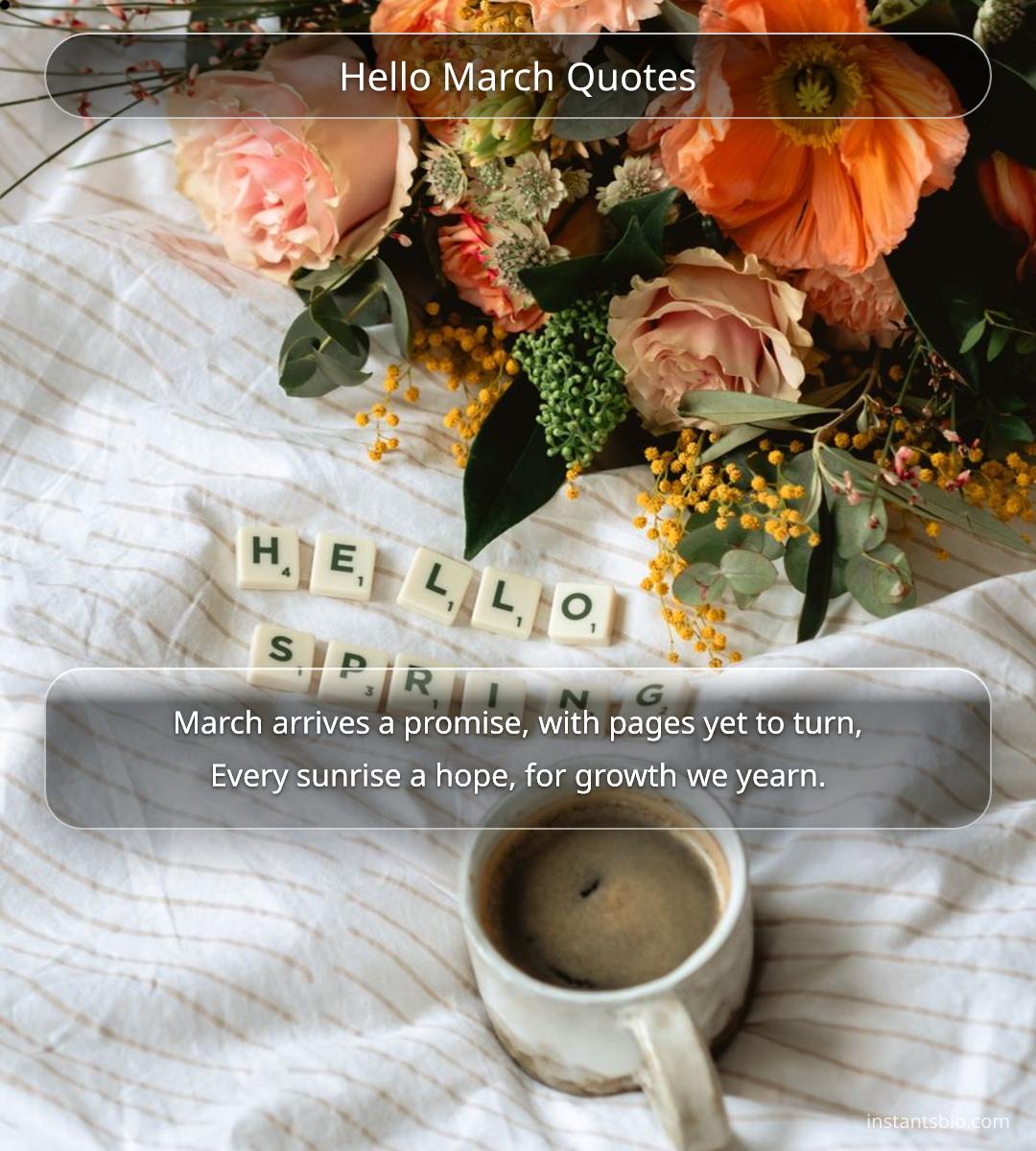 Hello March Quotes