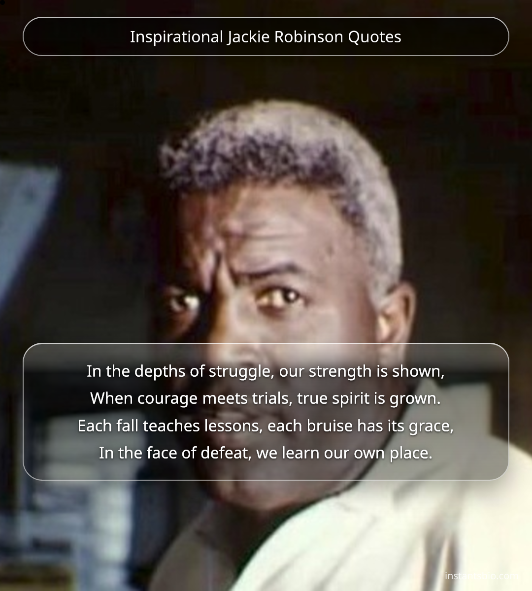 Inspirational Jackie Robinson Quotes