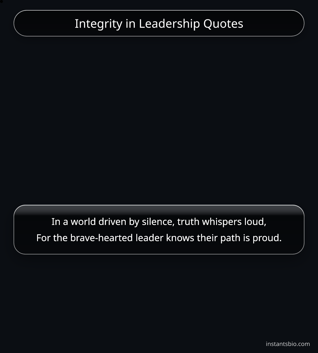 Integrity in Leadership Quotes - integrity quotes