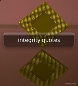integrity quotes