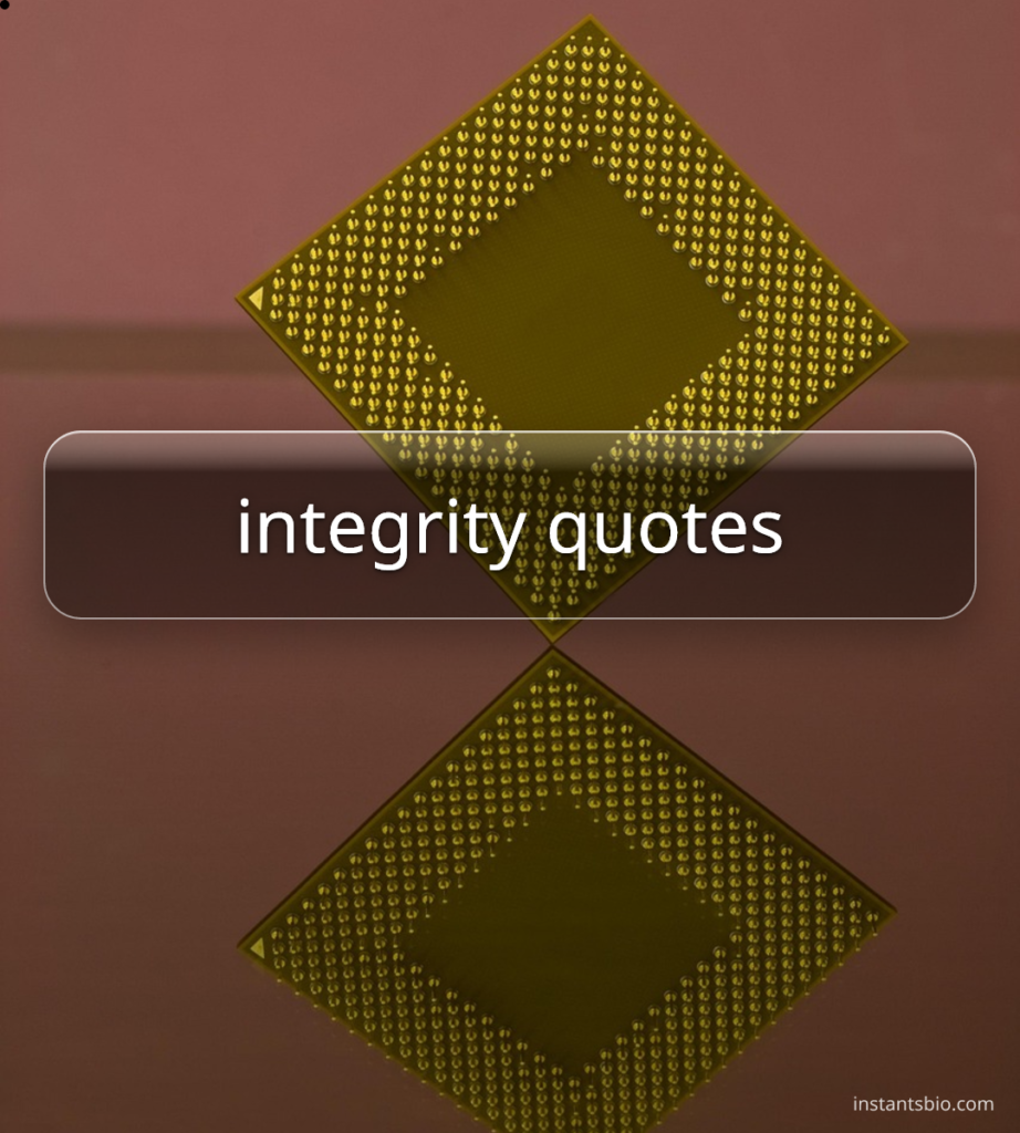 integrity quotes