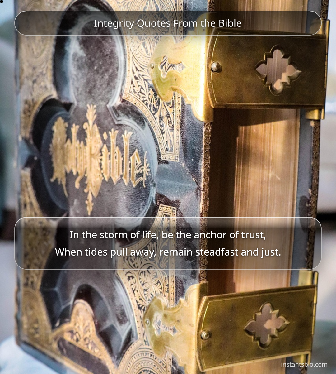 Integrity Quotes From the Bible