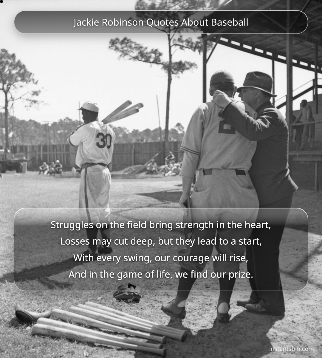 Jackie Robinson Quotes About Baseball