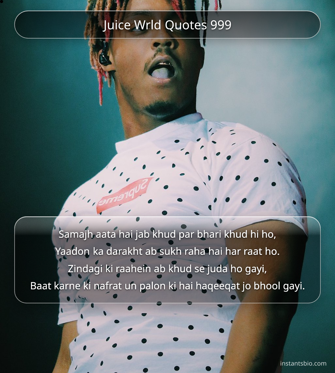 Juice Wrld Quotes 999