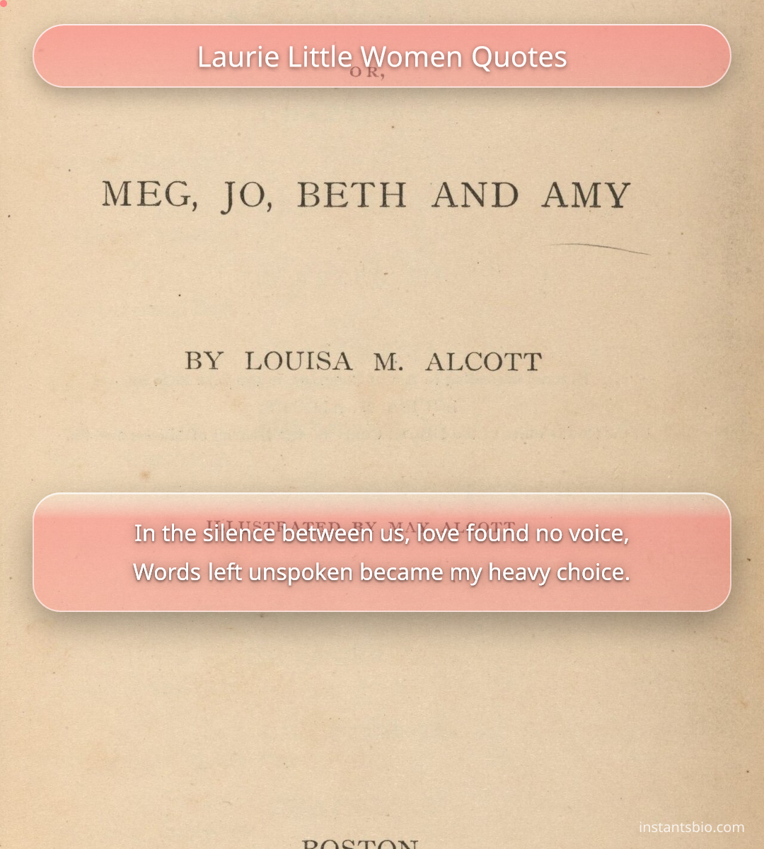 Laurie Little Women Quotes