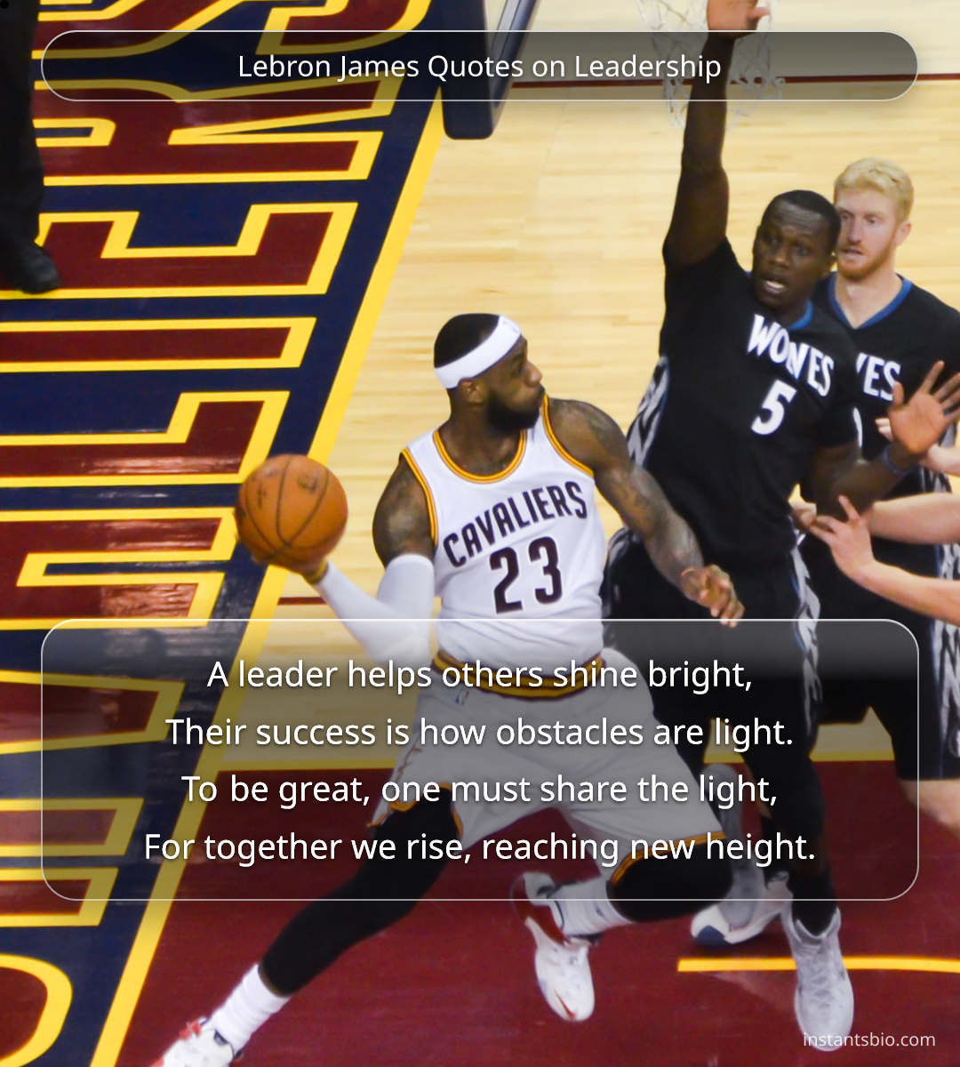 Lebron James Quotes on Leadership