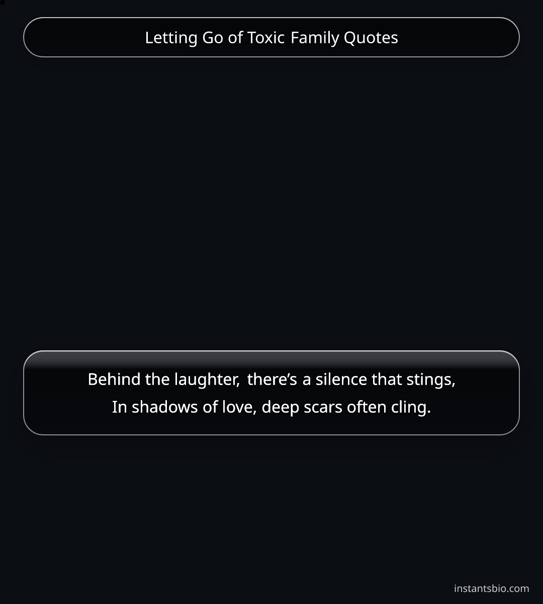 Letting Go of Toxic Family Quotes