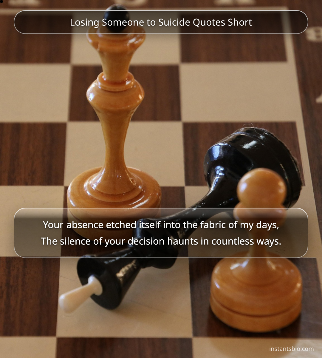 Losing Someone to Suicide Quotes Short