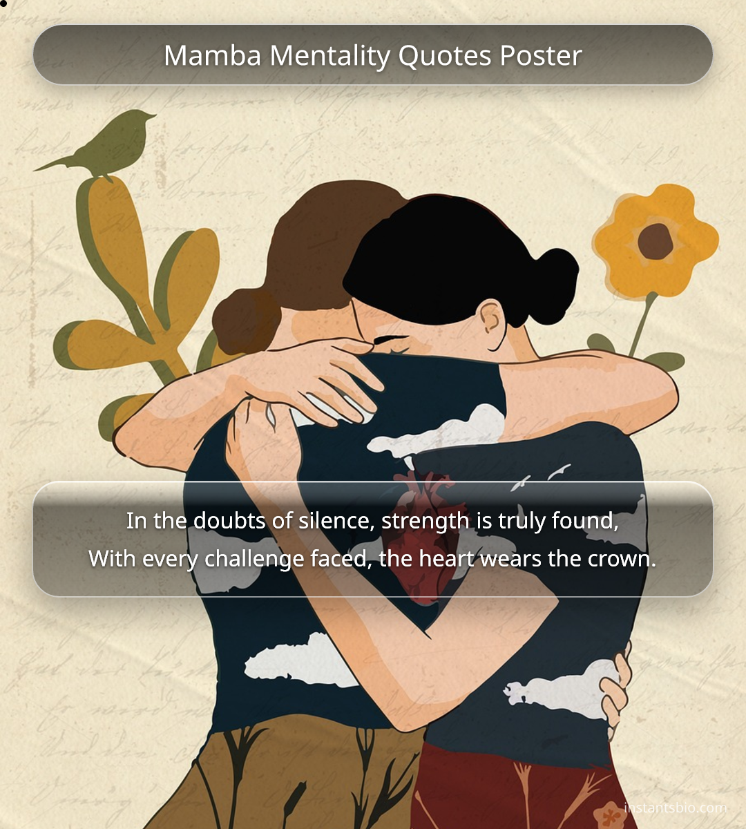 Mamba Mentality Quotes Poster