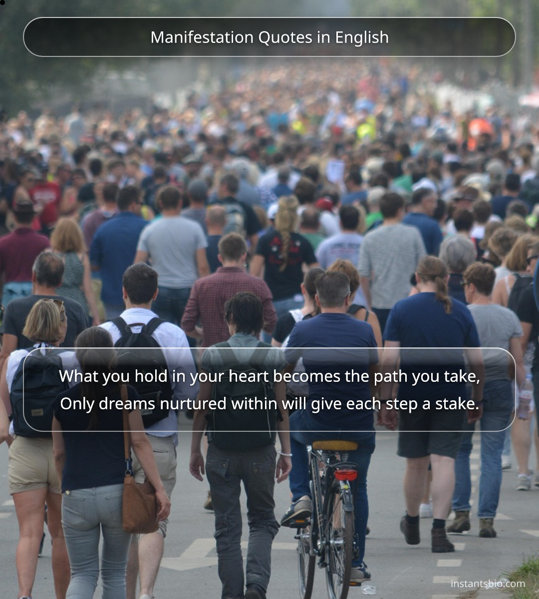 Manifestation Quotes in English