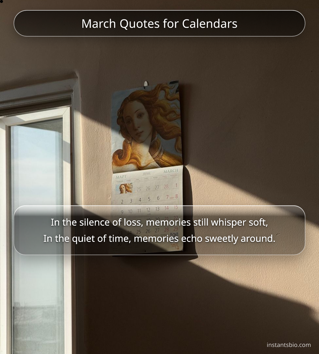 March Quotes for Calendars