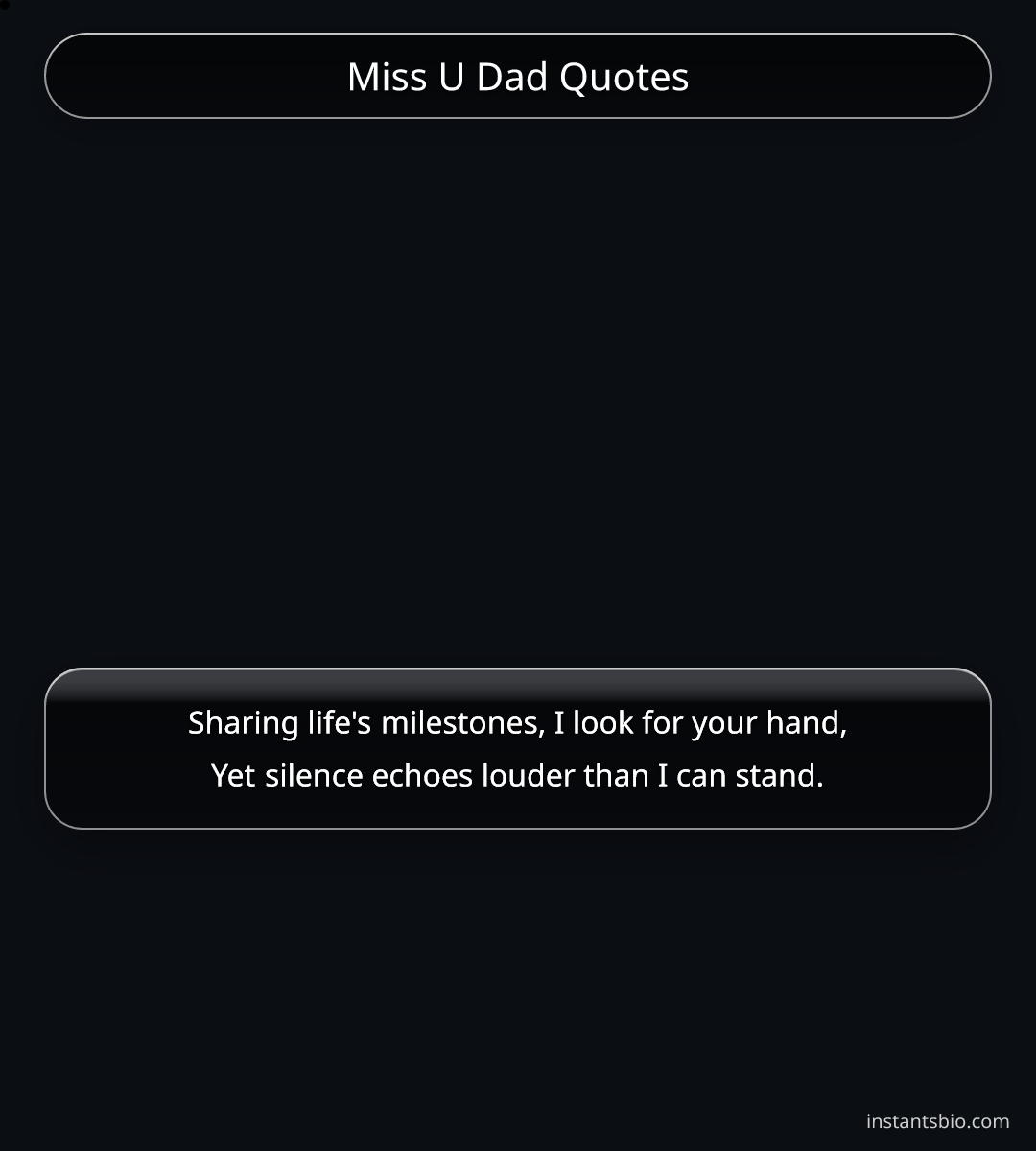 Miss U Dad Quotes