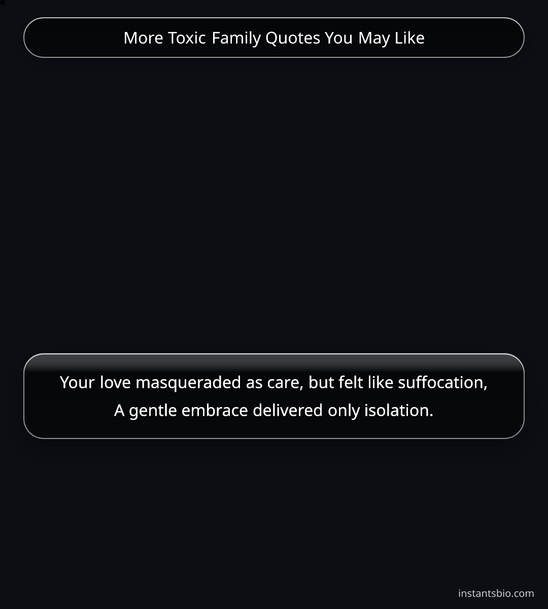 More Toxic Family Quotes You May Like