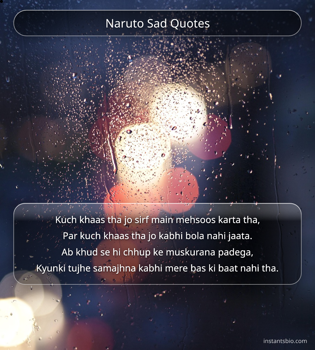 Naruto Sad Quotes - Naruto Quotes