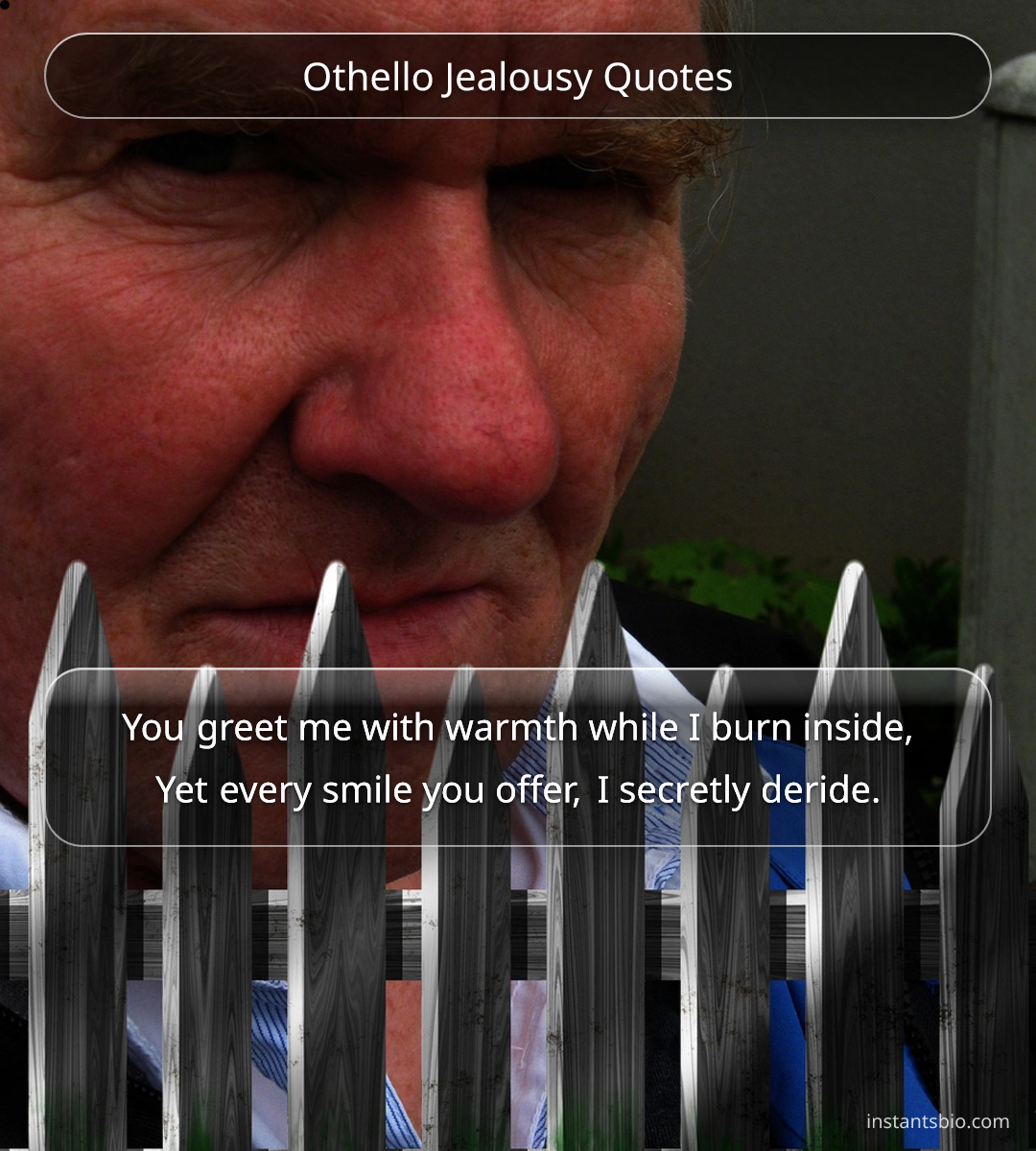 Othello Jealousy Quotes