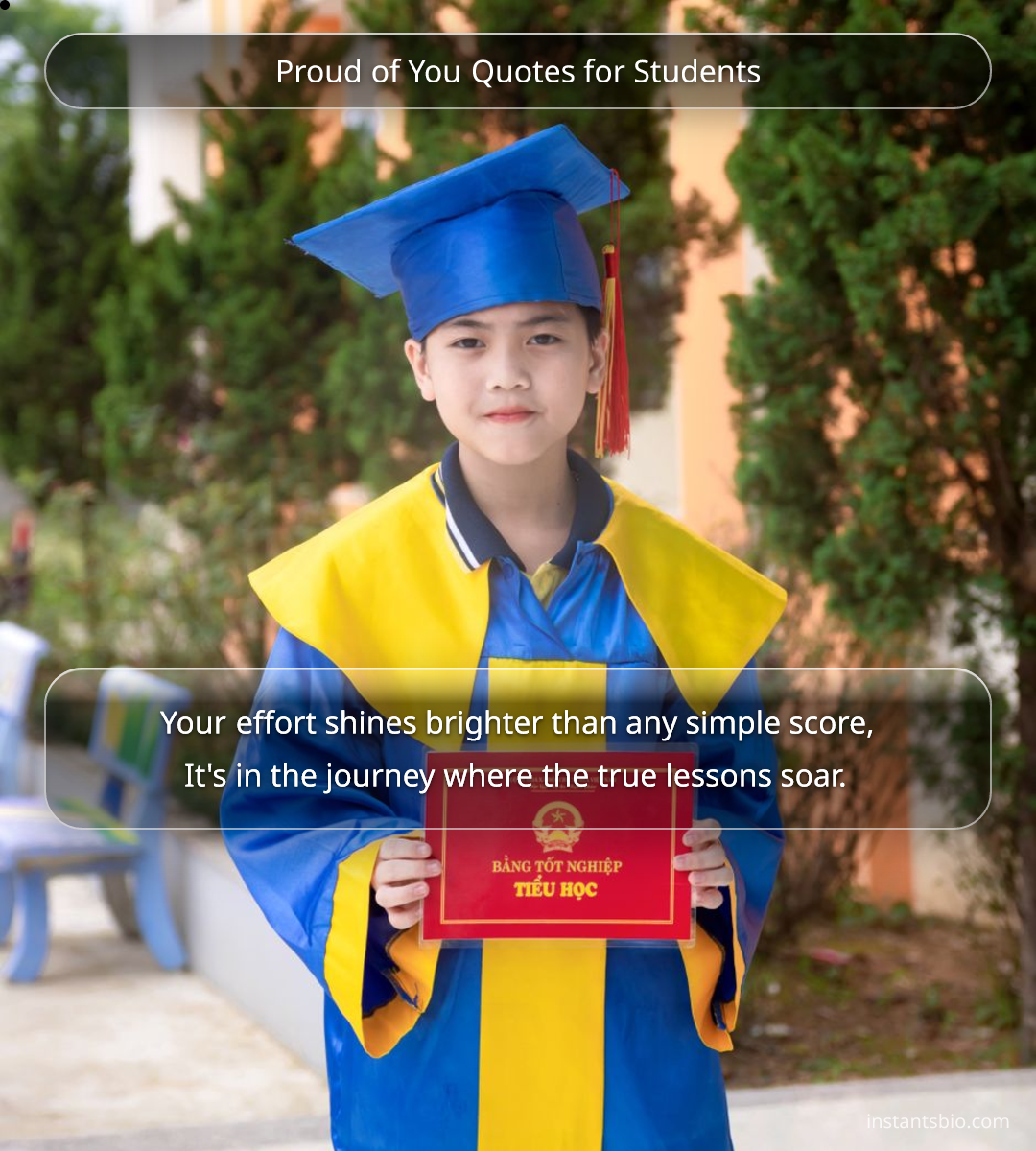 Proud of You Quotes for Students