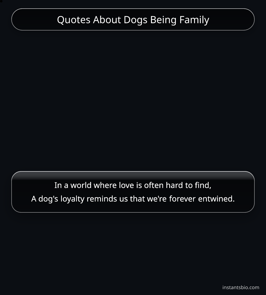 Quotes About Dogs Being Family