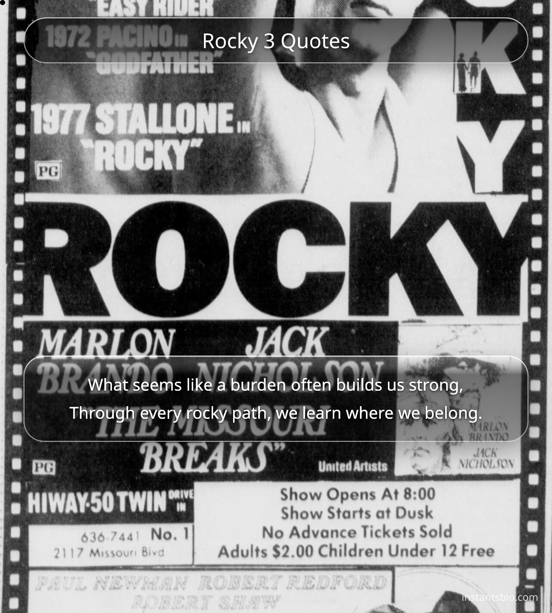 Rocky 3 Quotes - rocky quotes