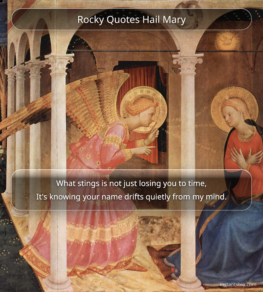 Rocky Quotes Hail Mary