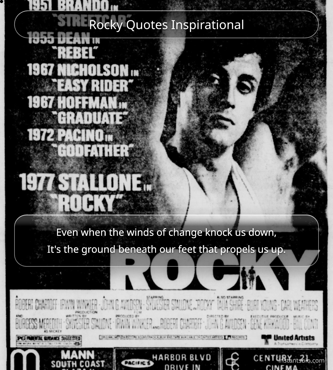 Rocky Quotes Inspirational