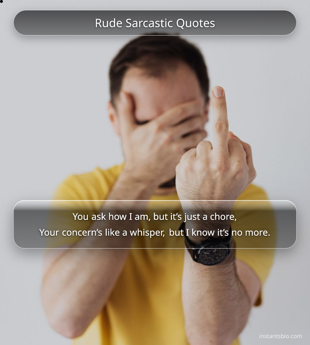 Rude Sarcastic Quotes