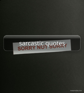 sarcastic quotes