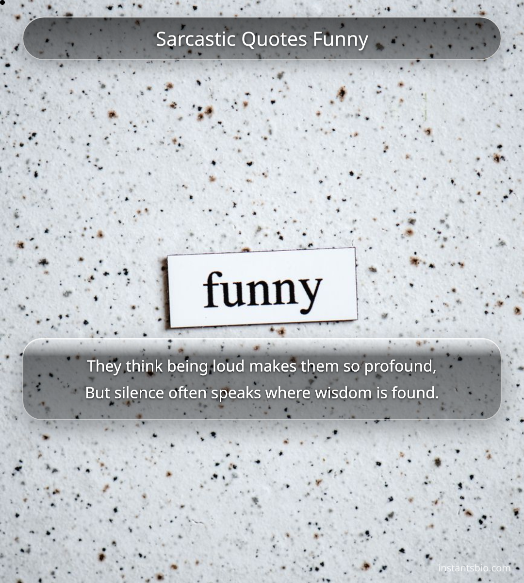 Sarcastic Quotes Funny
