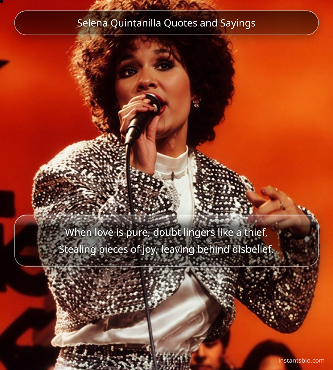 Selena Quintanilla Quotes and Sayings