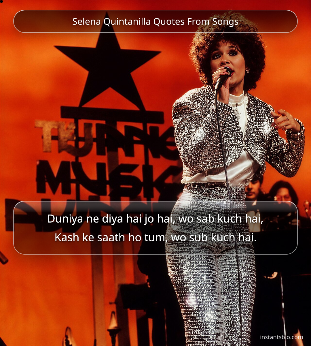 Selena Quintanilla Quotes From Songs