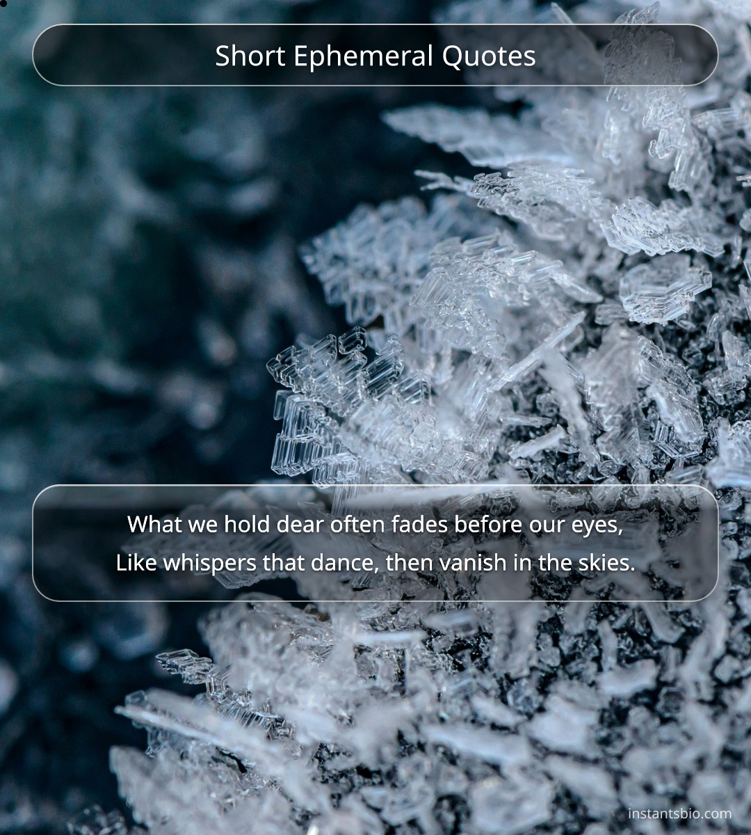 Short Ephemeral Quotes - Ephemerality quotes