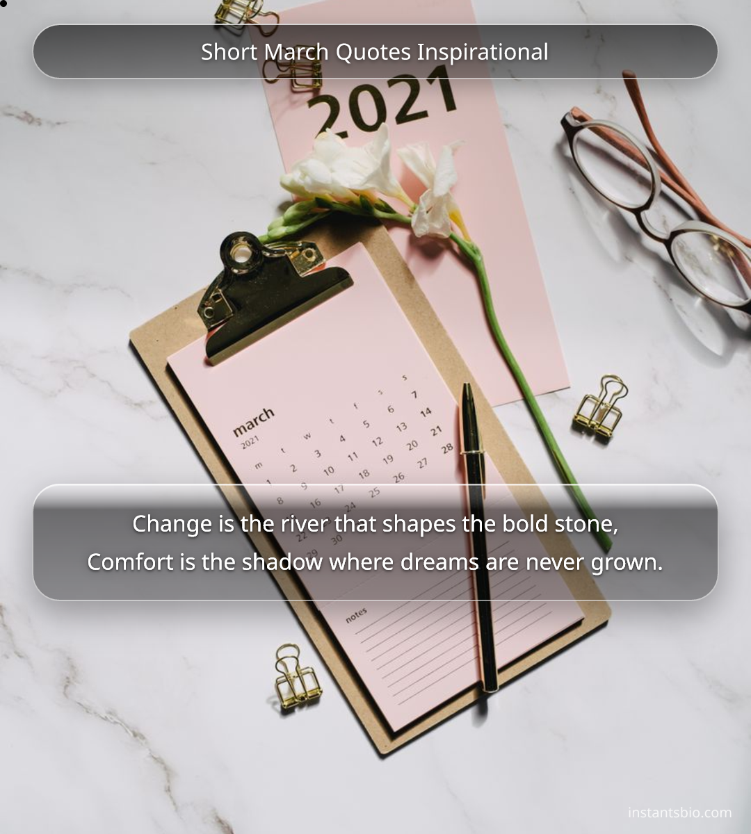 Short March Quotes Inspirational