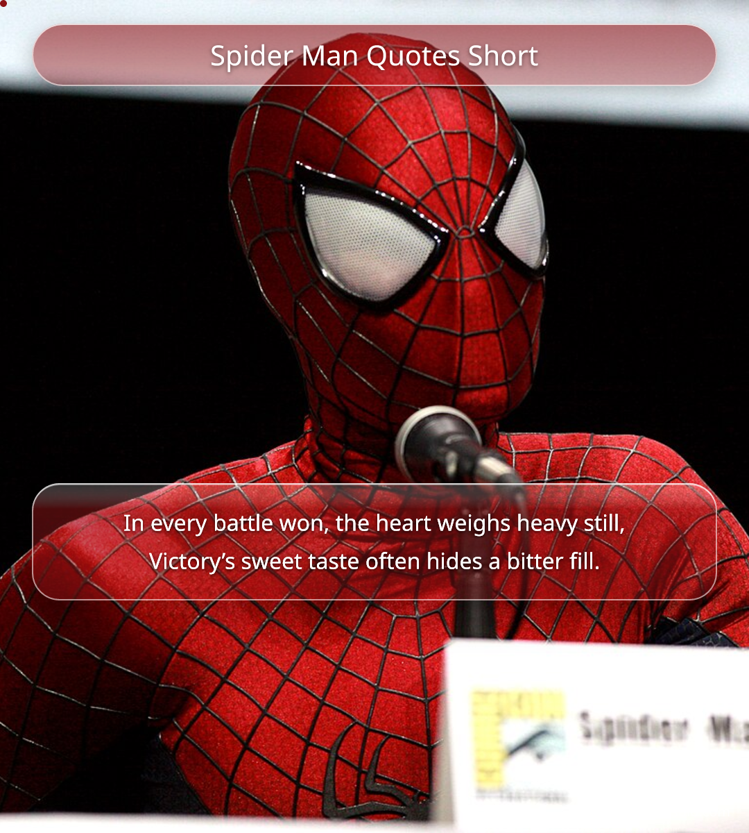 Spider Man Quotes Short - spiderman quotes