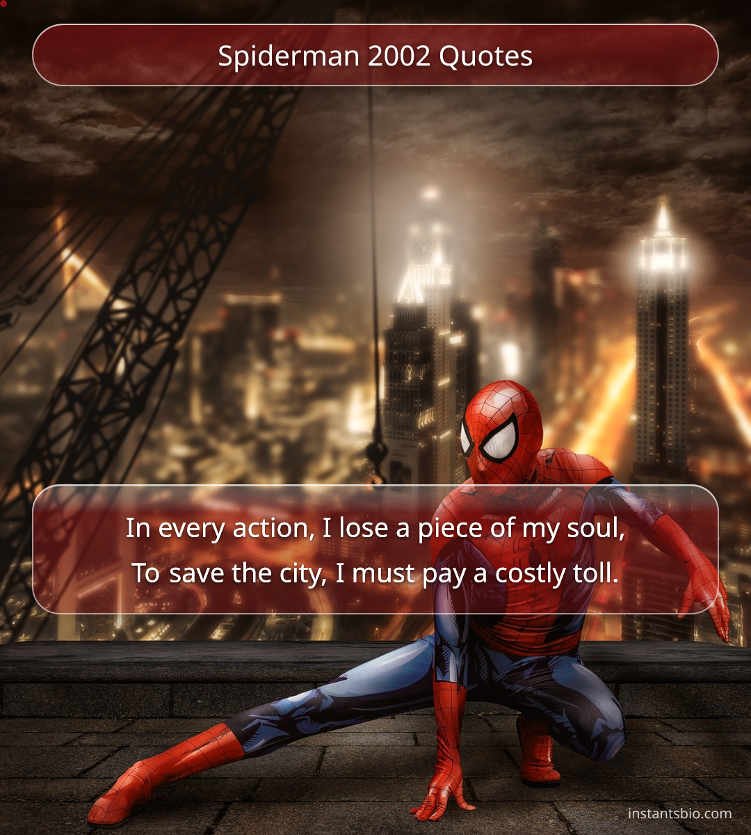 Spiderman 2002 Quotes - spiderman quotes