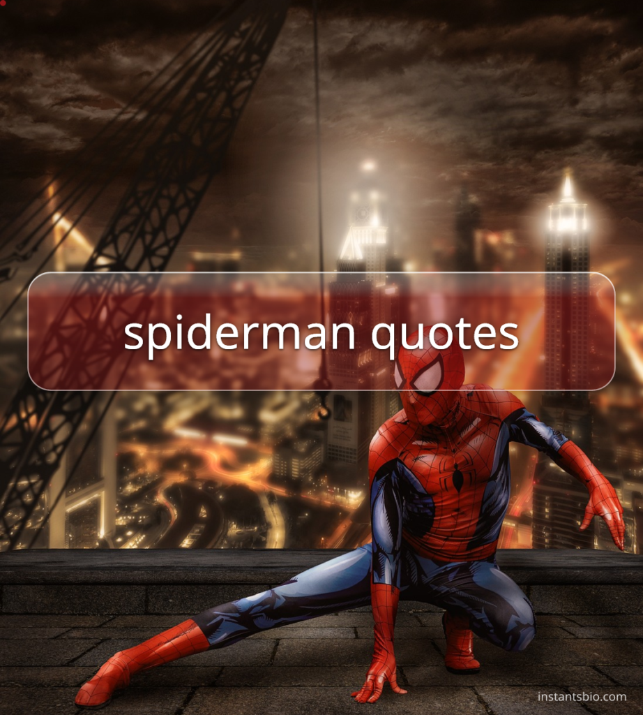 spiderman quotes