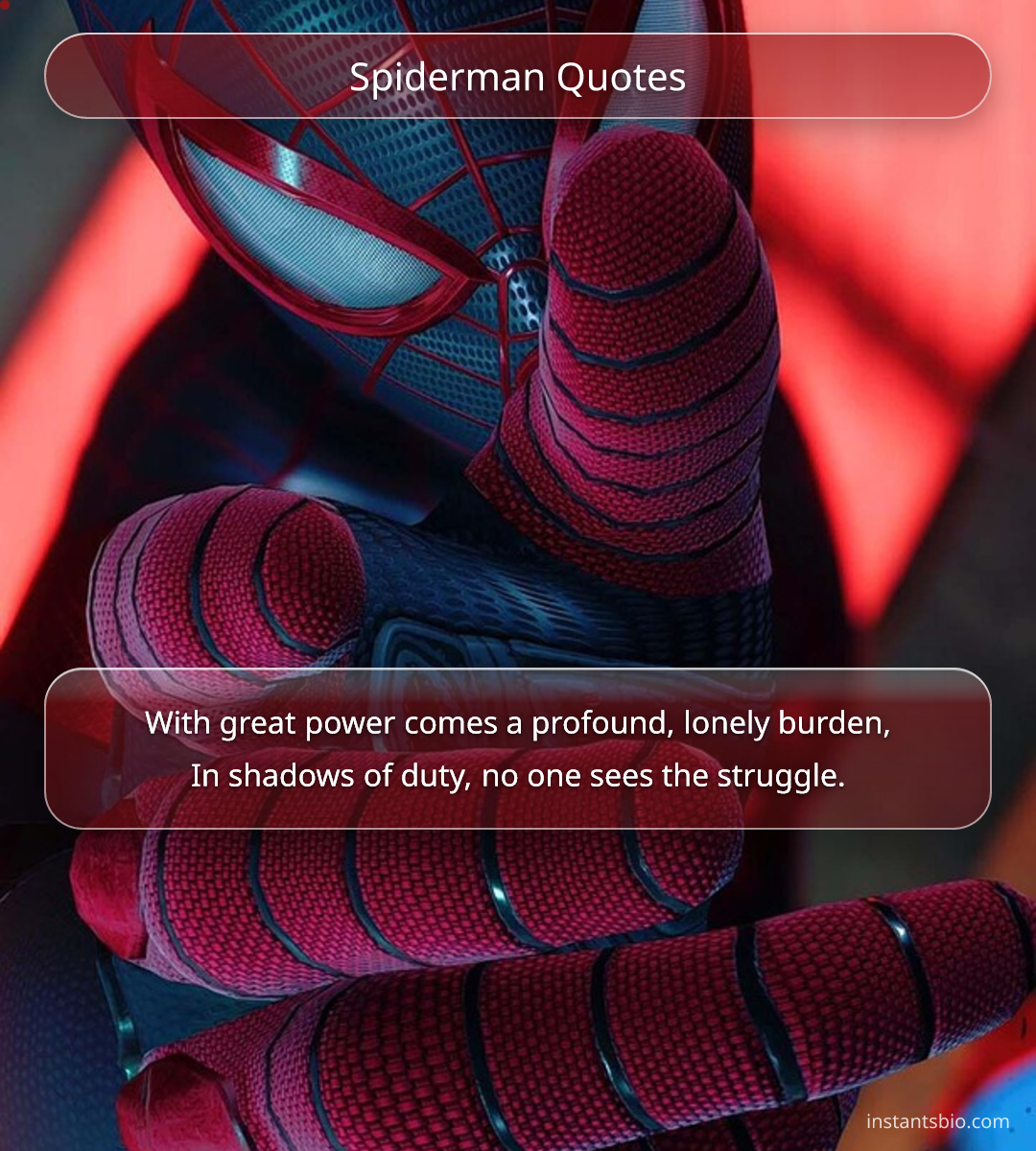 Spiderman Quotes