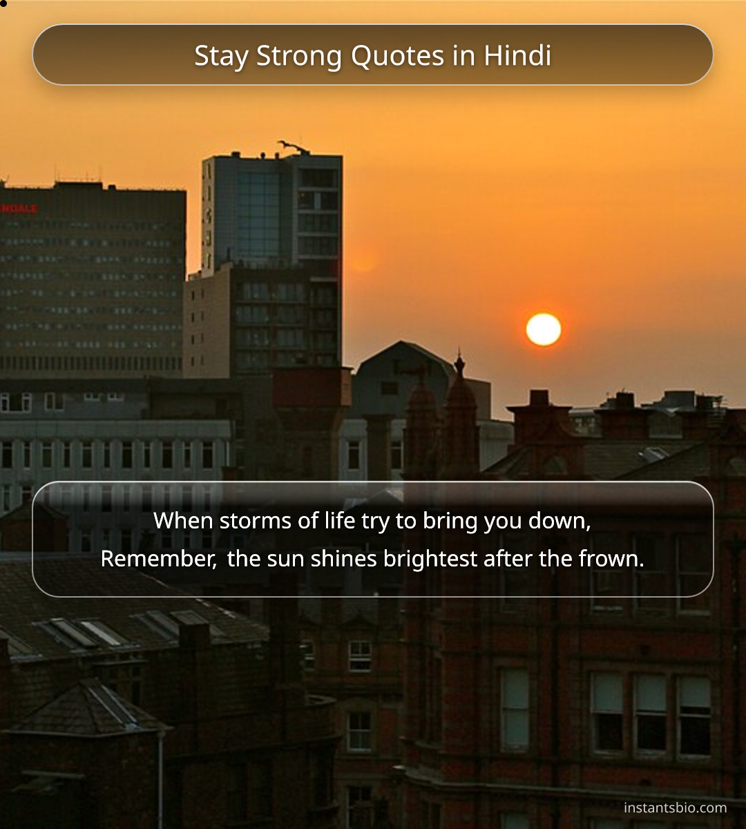 Stay Strong Quotes in Hindi